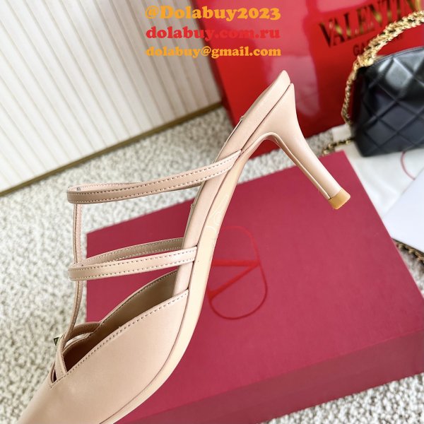 Valentino Runway Garavani Leather Mules