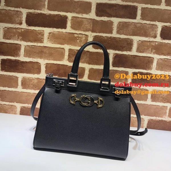 High Quality Leather Gucci 569712 Zumi Small Top Handle Replica Bag