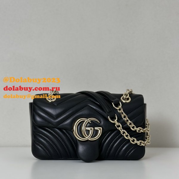 Gucci Designer 837280 GG Marmont Small Shoulder Bag