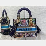 Christian Dior AAA+ Replica Canvas Lady 24CM Tote Bag