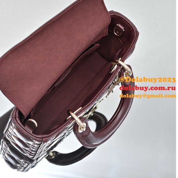 Lady D-Joy Lambskin Small Bag