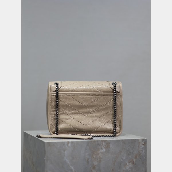 To Buy Replica Best YSL Niki Oil wax leather Bags