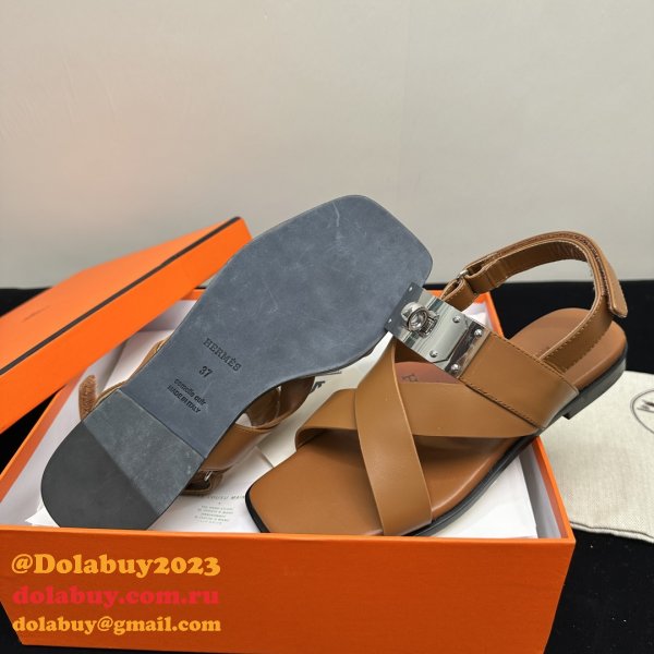 Best Luxury Hermes Ines Sandal