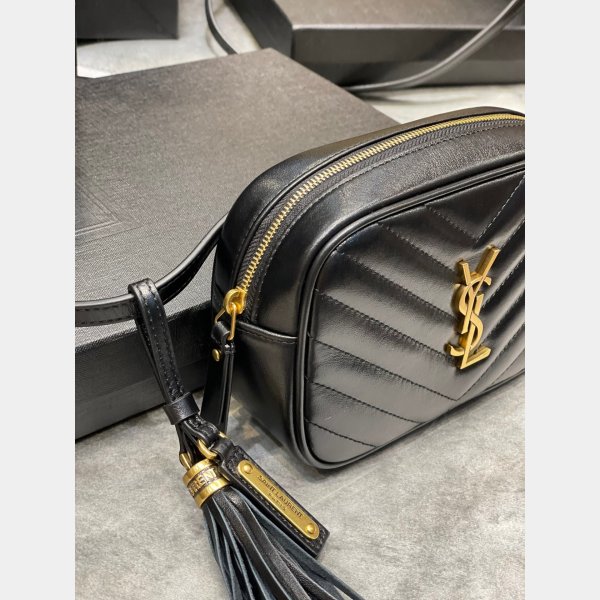 Replica Saint Laurent Lou Matelassé Leather Belt Bag