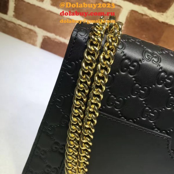 Replica 7 Star Gucci Padlock medium GG shoulder 409486 bag