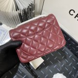 Knockoff CC Lambskin Flap Bag 17cm AS1115