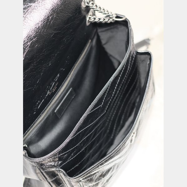 Best 7 Star Niki YSL Replicas High Quality Oil wax leather Bags