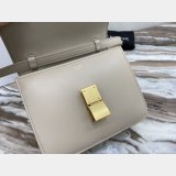 Celine Top Quality Teen Classic Box Apricot Bag