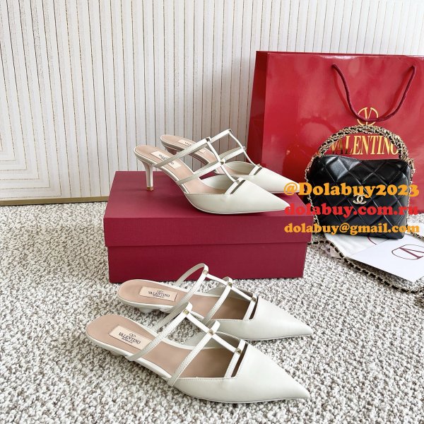 Valentino Runway Garavani Leather Mules
