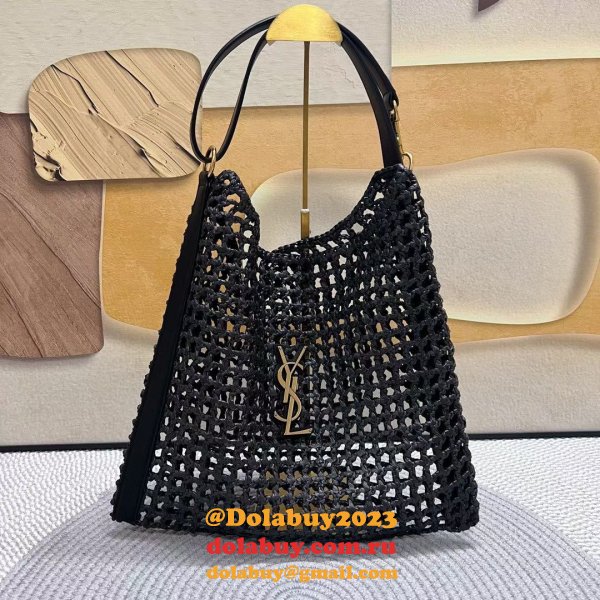 Replica Saint laurent Oxalis Shoulder Raffia Macramé 781289 Bag