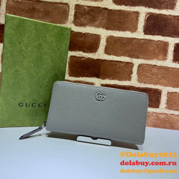 Gucci Best Replica 456117 GG Marmont zip around wallet