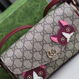 GG Mini Shoulder Bag With Cat Detail #818764